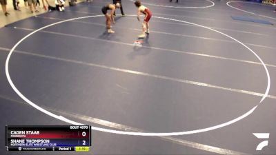 125 lbs Round 2 - Caden Staab, Minnesota vs Shane Thompson, Northern Elite Wrestling Club