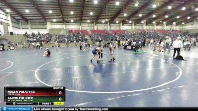 116 lbs Semifinal - Aaron Fullmer, Victory Wrestling Club vs Masen Pulsipher, Top Of Utah