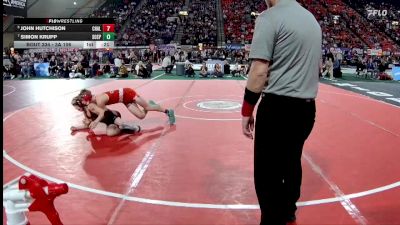 3A 106 lbs Cons. Round 3 - John Hutchison, Challis vs Simon Krupp, Soda Springs
