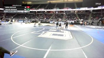 138 lbs Cons. Round 3 - Emma Beckles, Niagara Wheatfield-6 vs Gracie Newman, Homer-3