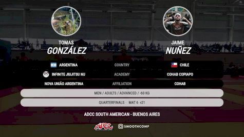 Tomas González vs Jaime Nuñez 2025 ADCC South American Championship