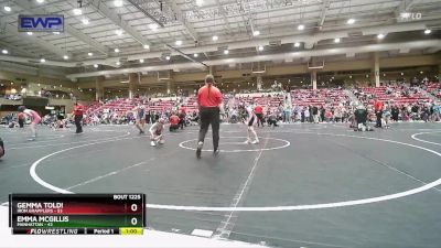 65 lbs Cons. Round 1 - Gemma Toldi, Iron Grapplers vs Emma McGillis, Manhattan