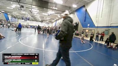 96 lbs Cons. Round 4 - Cooper Williams, Westlake vs Dallin Anderson, Fremont Wrestling Club