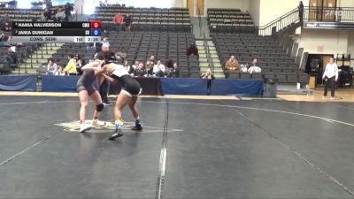 131 lbs Cons. Semi - Hania Halverson, Colorado Mesa University vs Jania Dunigan, Schreiner University