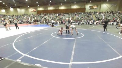 80 lbs Quarterfinal - Hope Stephens, Jr Eagles vs Ayverie Krantz, Nevada Elite