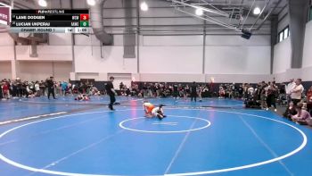 92 lbs Champ. Round 1 - Lane Dodgen, Wesley Club Wrestling vs Lucian Ukperaj, All American Wrestling Club