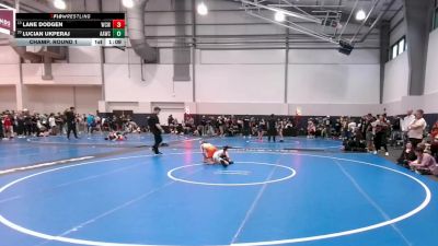 92 lbs Champ. Round 1 - Lane Dodgen, Wesley Club Wrestling vs Lucian Ukperaj, All American Wrestling Club
