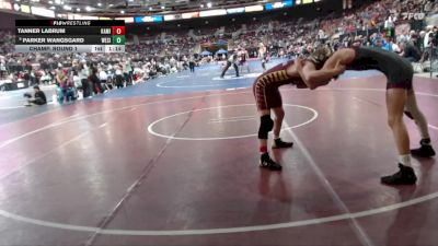 3A 144 lbs Champ. Round 1 - Tanner Labrum, Kamiah vs Parker Wangsgard, West Side