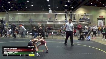 44/47 Round 5 - Emery Sanders, Contenders Wrestling Academy vs Logan Simpkins, Pursuit Wrestling