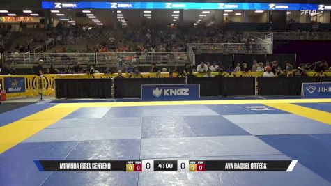 Ava Raquel Ortega vs Miranda Issel Centeno 2025 Pan Kids Jiu-Jitsu IBJJF Championship
