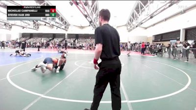 128-H lbs Quarterfinal - Nicholas Campanelli, Frost Gang vs Steven Ham 3rd, Mwa