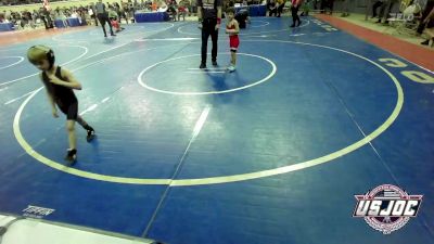 46 lbs Round Of 32 - Case Sellers, Elgin Wrestling vs Mitchell Little, Oklahoma Wrestling Academy