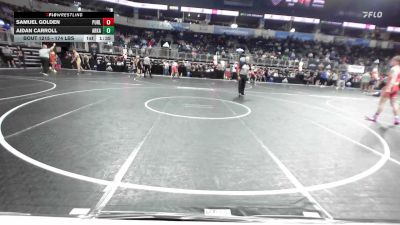 174 lbs Round Of 16 - Samuel Golden, Purler vs Aidan Carroll, Arkansas Elite