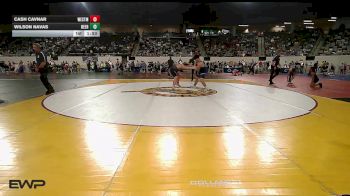 Round Of 64 - Cash Cavnar, Westmoore Wresting vs Wilson Navas, Deer Creek Wrestling