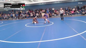 141 lbs Quarterfinal - Kj Evans, Northern Colorado vs Max Brady, Northern Iowa
