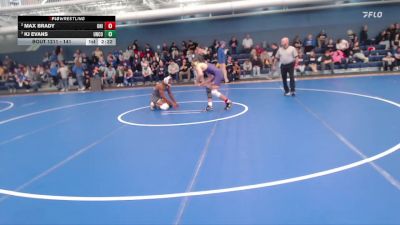 141 lbs Quarterfinal - Kj Evans, Northern Colorado vs Max Brady, Northern Iowa