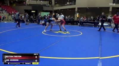 190 lbs Cons. Round 3 - Treyton Tweton, NE vs Luke Johnson, OK