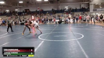 112 lbs Champ. Round 1 - Justice Harding, Williamston vs Zion Burroughs, Glasgow Wrestling Academy