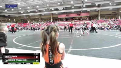 70 lbs Quarterfinal - Marcie Cook, Hoisington vs Mackenzie Williamson, NWA