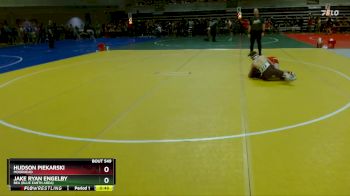 108 lbs Cons. Round 2 - Hudson Piekarski, Moorhead vs Jake Ryan Engelby, BEA (Blue Earth Area)