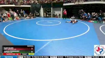 83 lbs Semifinal - Clay Slack, Rebel Wrestling Club vs Aaron Rodriguez, Rise Wrestling