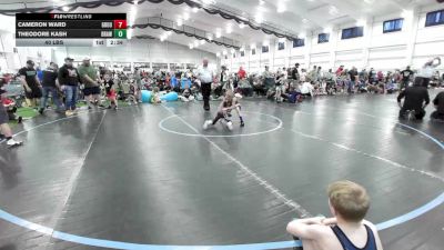 45 lbs Round Robin 4 - Justus Chapman, Ground Zero MMA-YTH vs Silas Russell, Brawler Elite-Yth