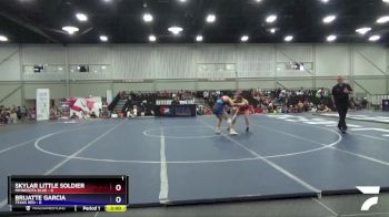 144 lbs Quarters & 1st Wb (16 Team) - Skylar Little Soldier, Minnesota Blue vs Brijatte Garcia, Texas Red