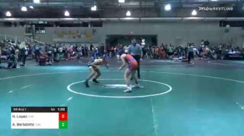 100 lbs Prelims - Hannah Lopez, Lions Wrestling Academy vs Aliah Bertalotto, Turlock Wrestling