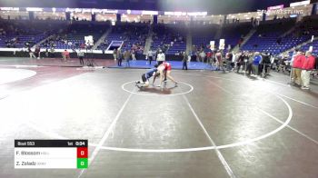 182 lbs Consi Of 32 #2 - Finn Blossom, Holliston vs Zachary Zoladz, Danvers