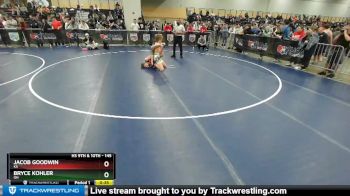 145 lbs Cons. Round 6 - Jacob Goodwin, KS vs Bryce Kohler, OH