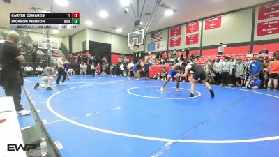 190 lbs Consi Of 8 #2 - Carter Edwards, Tulsa Union vs Jackson Pierson, Rogers High School Boys