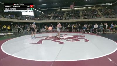 95 lbs Quarterfinal - Brantley Shaffer, Jersey Shore vs Aidan Anasto, Morris Plains