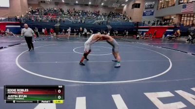 165 lbs Cons. Round 3 - Eddie Robles, McKinney Boyd vs Justin Byun, Frisco Memorial