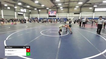 144 lbs 2nd Place - Adam Vasquez, No Team vs Taiden Atene, No Team