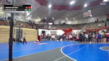 105 lbs 5th Place Match - Britain Whitmer, Glenn vs Laurana Dillon, Benton Central