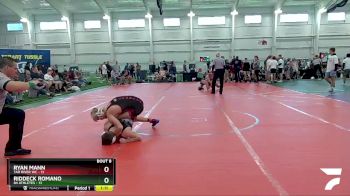 138 lbs Round 2 (8 Team) - Riddeck Romano, 84 Athletes vs Ryan Mann, Tar River WC