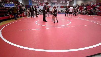 61-64 lbs Rr Rnd 1 - Achilles Cawyer, Jay Wrestling Club vs Teagan Eichhorn, Vinita Kids Wrestling