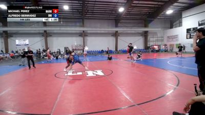 144 lbs Final - Michael Perez, Mat Assassins Red - HS vs Alfredo Bermudez, Dark Horse Black - HS