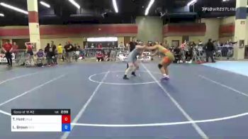 68 kg Consi Of 16 #2 - Taya Hunt, Oklahoma vs Leah Brown, California