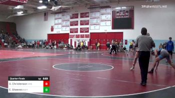 197 lbs Quarterfinal - Gabe Christenson, Virginia - Unatt vs Eli Sheeren, Buffalo - Unatt
