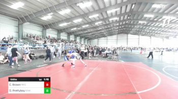 130 lbs Quarterfinal - Carson Brown, Prtc vs David Prettyboy, Other Team