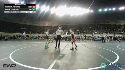 85 lbs Round Of 32 - Bryor Gill, Ardmore Takedown Club vs Derreck Flud, Checotah Matcats