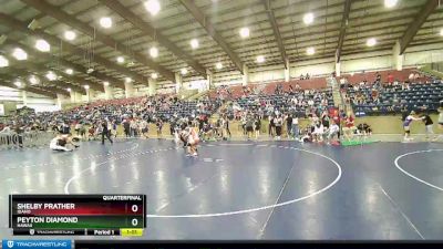 125 lbs Quarterfinal - Shelby Prather, Idaho vs Peyton Diamond, Hawaii