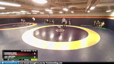 46-49 lbs Round 5 - Leo Dryden, Mine Yard Dogs vs Kannon King, Box Elder Wrestling