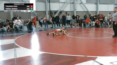 53 lbs Semis - Meztli Zuniga, Team Aggression Wrestling Club vs Trapper Feist, Sandpoint Legacy Wrestling Club