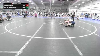 160 lbs Rr Rnd 1 - Sam Wolpert, Indiana Outlaws Yellow vs Micah Thompson, CKWA