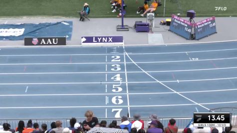 Youth Girls' 100m Championship, Semi-Finals 2 - Age 10
