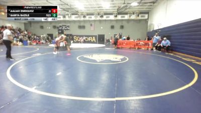 170 lbs Quarterfinal - Aaliah Enriquez, John Glenn vs Samya Bazile, Pacifica/Oxnard