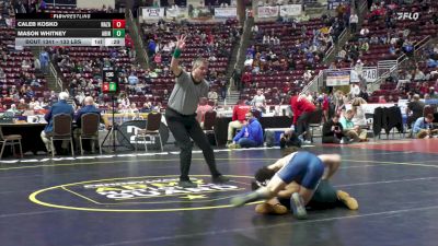 133 lbs 3rd Place - Caleb Kosko, Nazareth Area vs Mason Whitney, Abington Heights