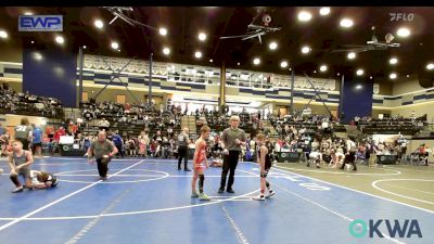 70 lbs Consolation - Kannon VanDeven, Mustang Bronco Wrestling Club vs Boston Nelson, Harrah Little League Wrestling